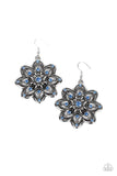 Paparazzi "Prismatic Perennial" Blue Earrings Paparazzi Jewelry