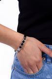 Paparazzi "Prismatically Petite" Black Bracelet Paparazzi Jewelry