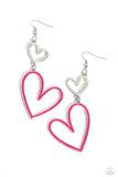 Paparazzi "Pristine Pizzazz" Pink Earrings Paparazzi Jewelry