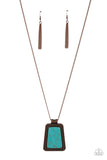 Paparazzi "Private Plateau" Copper Necklace & Earring Set Paparazzi Jewelry