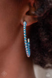 Paparazzi "Put A STRING On It" Blue Fashion Fix Post Earrings Paparazzi Jewelry