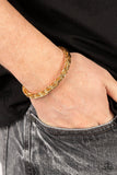 Paparazzi "Rally Together" Gold Mens Bracelet Unisex Paparazzi Jewelry