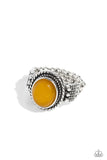 Paparazzi "The Ranch Ready" Yellow Ring Paparazzi Jewelry