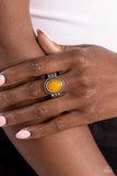 Paparazzi "The Ranch Ready" Yellow Ring Paparazzi Jewelry