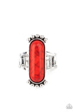 Paparazzi "Ranch Relic" Red Ring Paparazzi Jewelry
