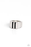 Paparazzi "Rectangular Relic" Black Mens Ring Paparazzi Jewelry