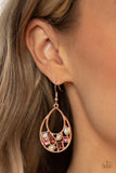 Paparazzi "Regal Recreation" Rose Gold Earrings Paparazzi Jewelry