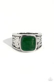 Paparazzi "Regal Resistance" Green Mens Ring Paparazzi Jewelry
