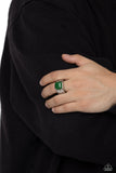 Paparazzi "Regal Resistance" Green Mens Ring Paparazzi Jewelry