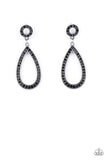 Paparazzi "Regal Revival" Black Post Earrings Paparazzi Jewelry
