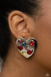 Paparazzi "Relationship Ready" Red Post Earrings Paparazzi Jewelry