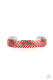 Paparazzi "Relic Raider" Red Mens Bracelet Unisex Paparazzi Jewelry