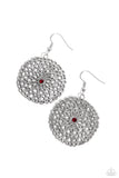Paparazzi "Rolling Radiance" Red Earrings Paparazzi Jewelry