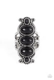 Paparazzi "Roswell Relic" Black Ring Paparazzi Jewelry