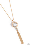 Paparazzi "Rotating Radiance" Gold Necklace & Earring Set Paparazzi Jewelry