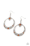 Paparazzi "Royal Resort" Orange Earrings Paparazzi Jewelry