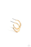 Paparazzi "Royal Runway" Gold Post Earrings Paparazzi Jewelry
