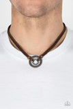 Paparazzi "Rural Reef" Brown Urban Necklace Unisex Paparazzi Jewelry