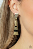 Paparazzi "Safari Seeker" Brass Clip On Earrings Paparazzi Jewelry
