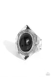 Paparazzi "Safari Sightseer" Black Ring Paparazzi Jewelry