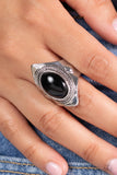 Paparazzi "Safari Sightseer" Black Ring Paparazzi Jewelry