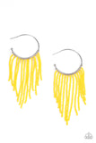 Paparazzi "Saguaro Breeze" Yellow Post Earrings Paparazzi Jewelry