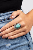 Paparazzi "Saguaro Scene" Blue Ring Paparazzi Jewelry