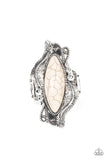 Paparazzi "Sahara Serendipity" White Ring Paparazzi Jewelry