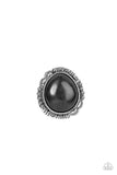 Paparazzi "Salt Of The Earth" Black Ring Paparazzi Jewelry