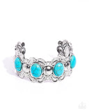 Paparazzi "Sandstone Serenade" Blue Bracelet Paparazzi Jewelry