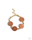 Paparazzi "Savory Season" Brown Bracelet Paparazzi Jewelry
