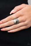 Paparazzi "SELFIE-Made Millionaire" Silver Ring Paparazzi Jewelry