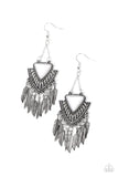 Paparazzi "Shady Oasis" White Earrings Paparazzi Jewelry