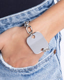 Paparazzi "Sleek Suit" Silver Bracelet Paparazzi Jewelry