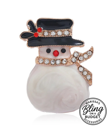 Snowman Brooch Paparazzi Jewelry