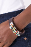 Paparazzi "Social Sashay" Green Wrap Bracelet Paparazzi Jewelry
