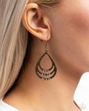 Paparazzi "Sojourn Shimmer" Brass Earrings Paparazzi Jewelry