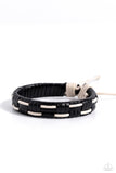 Paparazzi "Solo Escapade" Black Mens Urban Bracelet Unisex Paparazzi Jewelry