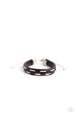 Paparazzi "Solo Escapade" Brown Mens Urban Bracelet Unisex Paparazzi Jewelry