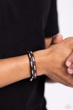 Paparazzi "Solo Escapade" Brown Mens Urban Bracelet Unisex Paparazzi Jewelry