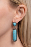 Paparazzi "Southern Charm" Blue Post Earrings Paparazzi Jewelry