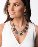 Paparazzi "Sparrow Social" Multi Necklace & Earring Set Paparazzi Jewelry