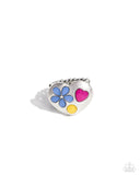 Paparazzi "Spirited Shapes" Blue Ring Paparazzi Jewelry