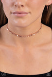 Paparazzi "Spotlight Spunk" Copper Choker Necklace & Earring Set Paparazzi Jewelry