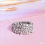 Paparazzi "Standard of Care" White Ring Paparazzi Jewelry