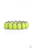 Paparazzi "Starting Oval" Green Bracelet Paparazzi Jewelry