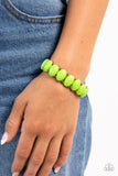 Paparazzi "Starting Oval" Green Bracelet Paparazzi Jewelry