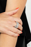 Paparazzi "Status Update" White Ring Paparazzi Jewelry