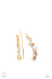Paparazzi "Stay Magical" Gold Ear Crawler Post Earrings Paparazzi Jewelry