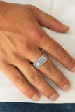 Paparazzi "Steadfast" White Men's Ring Paparazzi Jewelry